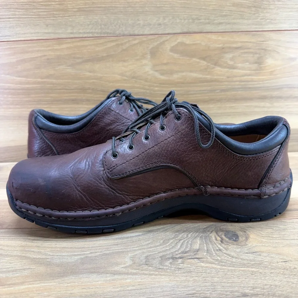 RED WING Steel Toe Oxfords Mens 12 D Work Shoes Brown Leather Casual 6704
